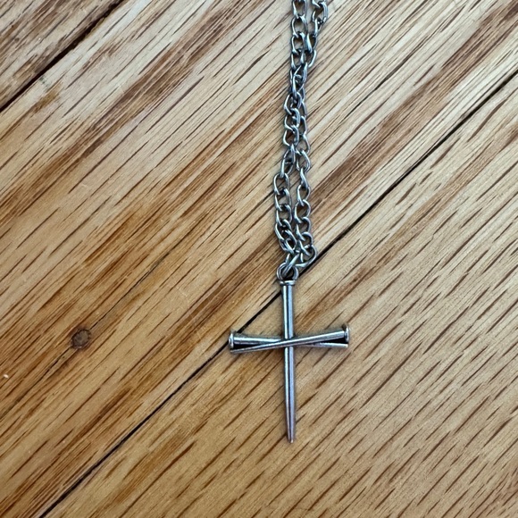 Other - Silver Cross Pendant Necklace. Sterling silver